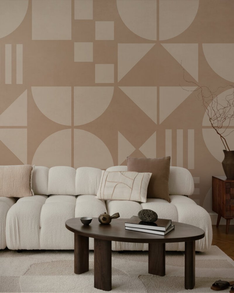 PHOTOWALL / Bauhaus Geo - Terracotta - Large (e94951)