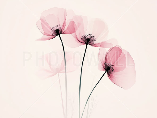 PHOTOWALL / Pink Floral (e94980)