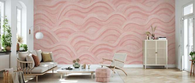 PHOTOWALL / Ocean Eyes - Pastel Pink (e95053)