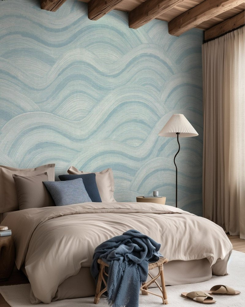 PHOTOWALL / Ocean Eyes - Light Sky Blue (e95058)