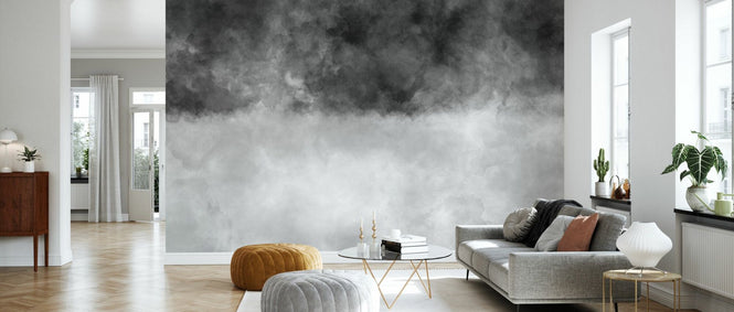 PHOTOWALL / Dual Tone Watercolor - Onyx Silk Fusion (e95071)