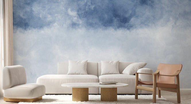 PHOTOWALL / Dual Tone Watercolor - Celestial Wave Fusion (e95073)