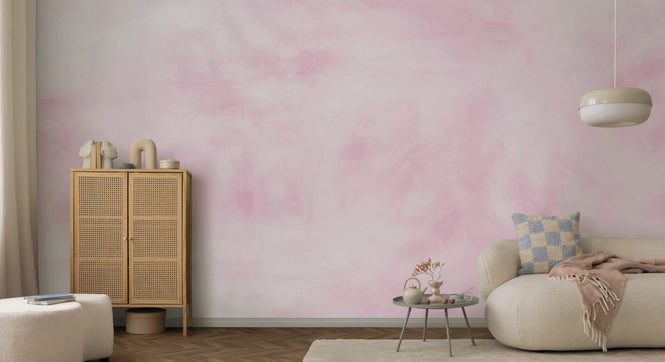 PHOTOWALL / Abstract Watercolor Strokes - Raspberry Swirl (e95074)