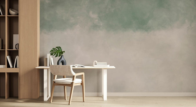 PHOTOWALL / Dual Tone Watercolor - Sage Sand Fusion (e95075)