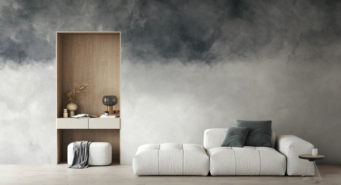 PHOTOWALL / Dual Tone Watercolor - Soft Onyx Silk Fusion (e95079)