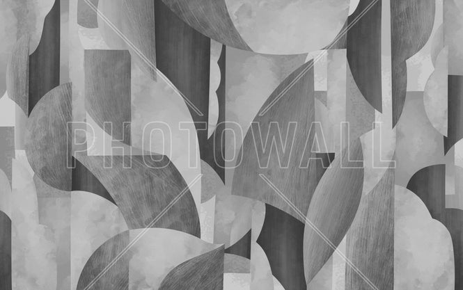 PHOTOWALL / Abstract Forms - BW (e95089)