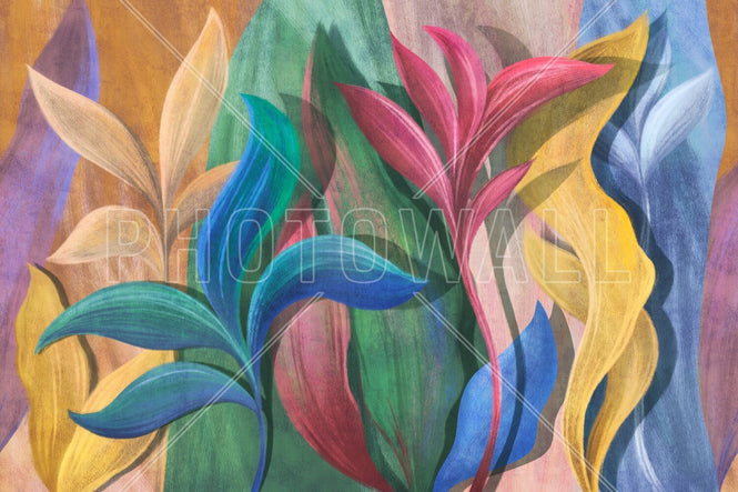 PHOTOWALL / Big Colored Leaves (e95091)