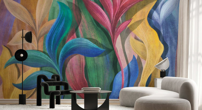 PHOTOWALL / Big Colored Leaves (e95091)