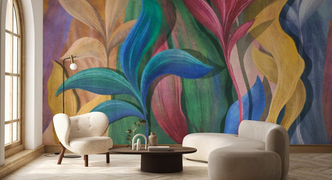 PHOTOWALL / Big Colored Leaves (e95091)