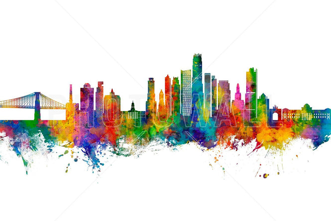 PHOTOWALL / Brooklyn New York Skyline (e95122)
