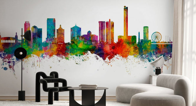 PHOTOWALL / Atlantic City New Jersey Skyline (e95123)