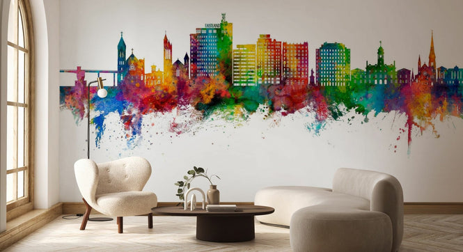 PHOTOWALL / Portland Maine Skyline (e95127)