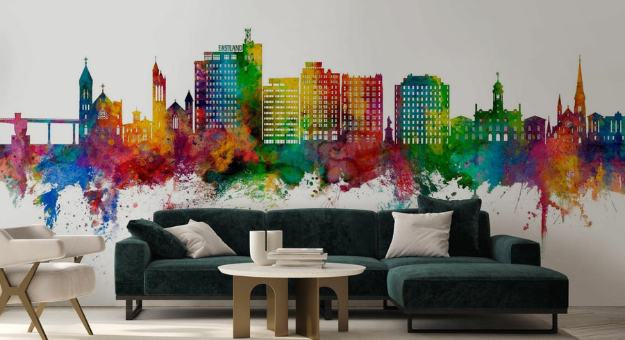 PHOTOWALL / Portland Maine Skyline (e95127)