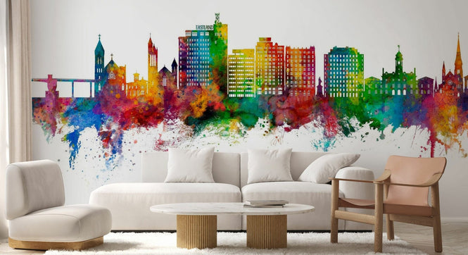 PHOTOWALL / Portland Maine Skyline (e95127)