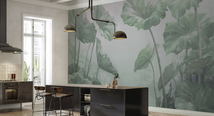 PHOTOWALL / Leafy Lagoon Cool Green (e95128)