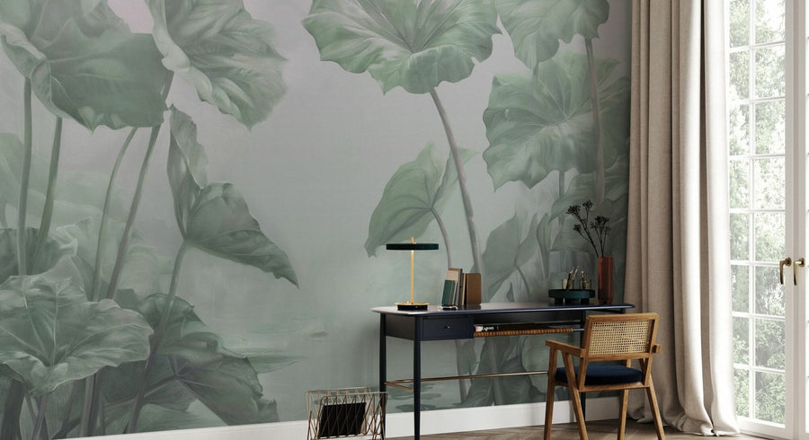 PHOTOWALL / Leafy Lagoon Cool Green (e95128)