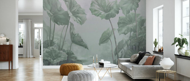 PHOTOWALL / Leafy Lagoon Cool Green (e95128)