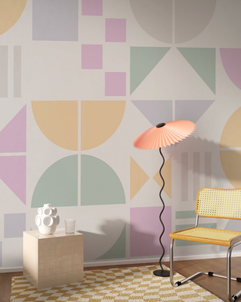 PHOTOWALL / Bauhaus Geo - Pastel - Large (e95164)