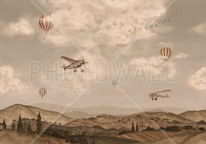 PHOTOWALL / Flying Above the Sky - Brown (e95176)
