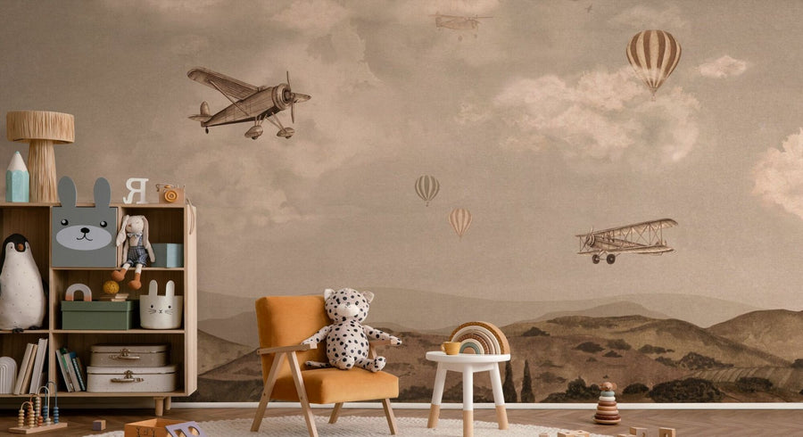 PHOTOWALL / Flying Above the Sky - Brown (e95176)