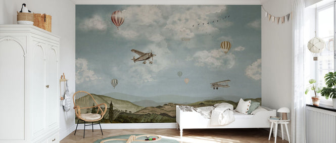PHOTOWALL / Flying Above the Sky - Blue (e95179)