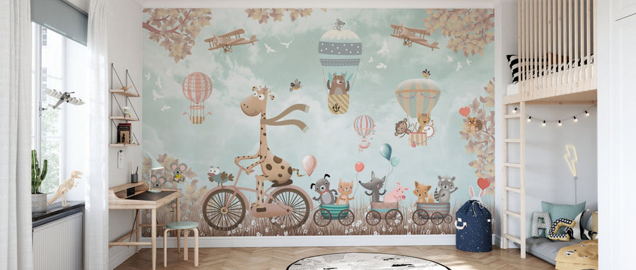 PHOTOWALL / Adventure On A Bicycle Green (e95210)