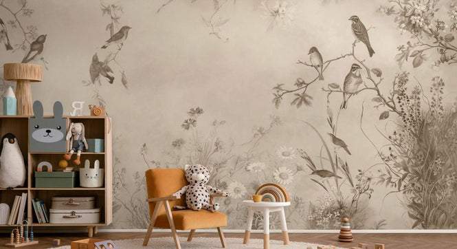 PHOTOWALL / Meadow - Beige (e95211)