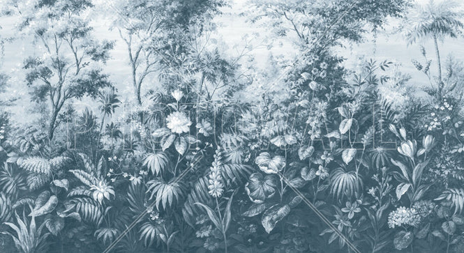 PHOTOWALL / Deific Botanica - Blue (e95217)