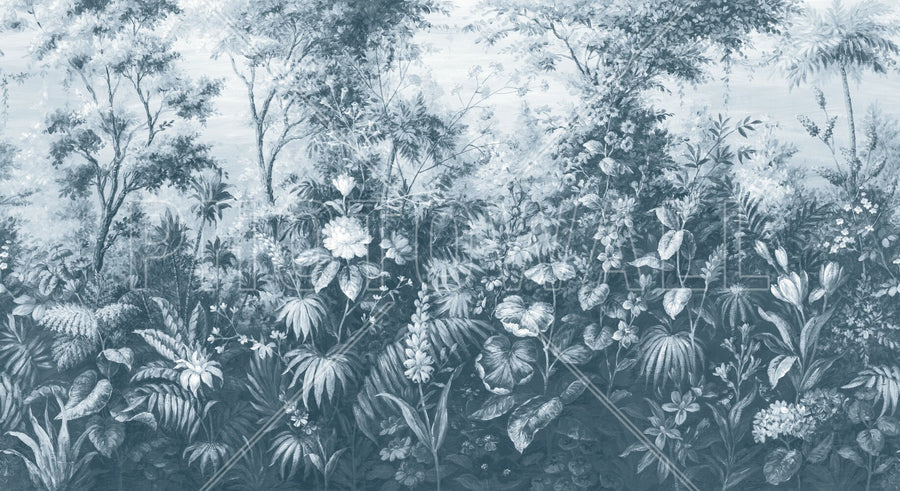 PHOTOWALL / Deific Botanica - Blue (e95217)
