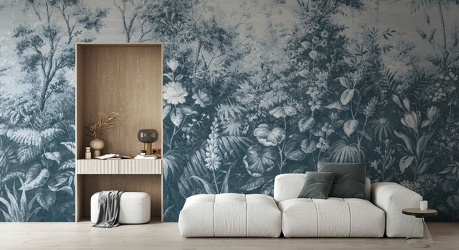 PHOTOWALL / Deific Botanica - Blue (e95217)
