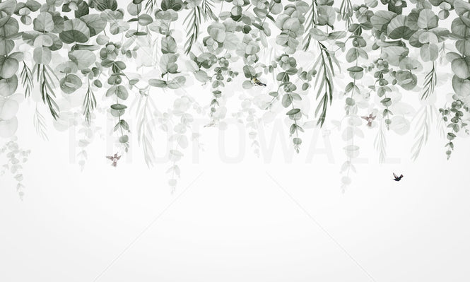 PHOTOWALL / Greenery Drape - Green (e95218)