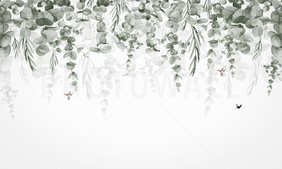PHOTOWALL / Greenery Drape - Green (e95218)