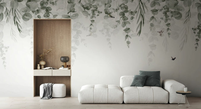 PHOTOWALL / Greenery Drape - Green (e95218)