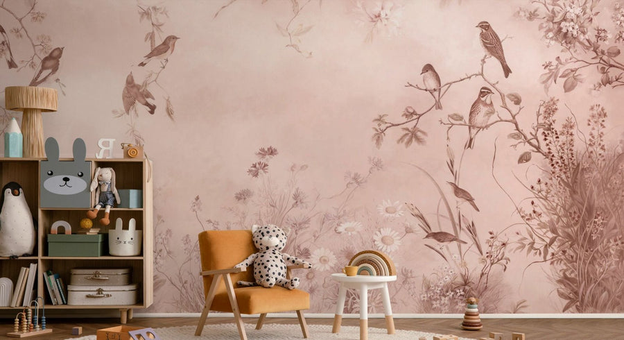PHOTOWALL / Meadow - Pink (e95219)