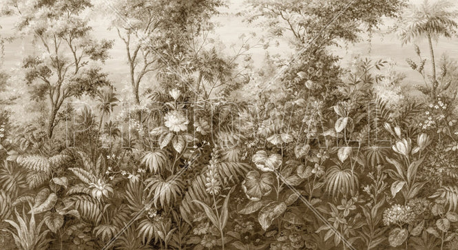 PHOTOWALL / Deific Botanica - Beige (e95223)