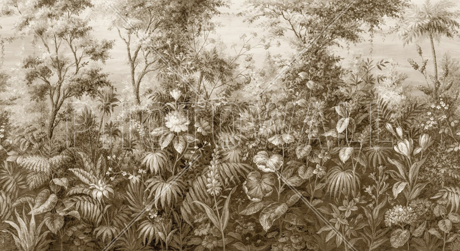 PHOTOWALL / Deific Botanica - Beige (e95223)