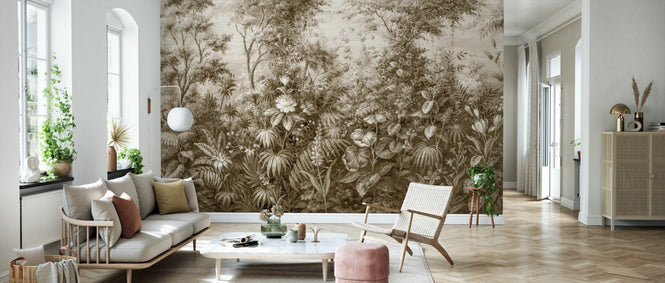 PHOTOWALL / Deific Botanica - Beige (e95223)