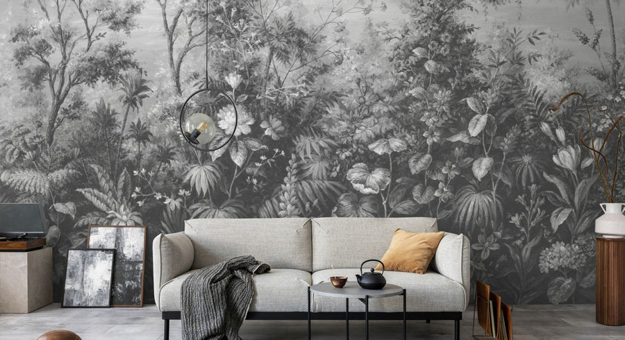 PHOTOWALL / Deific Botanica - Grey (e95226)