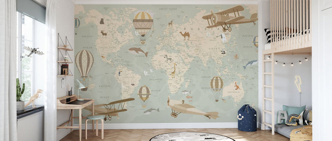 PHOTOWALL / Explorer Map - Green (e95230)