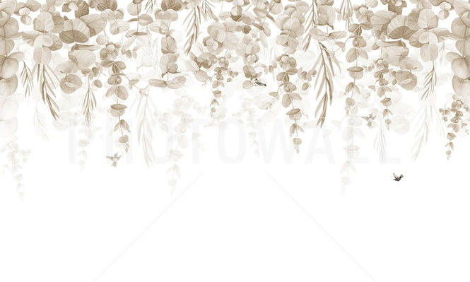 PHOTOWALL / Greenery Drape - Beige (e95232)