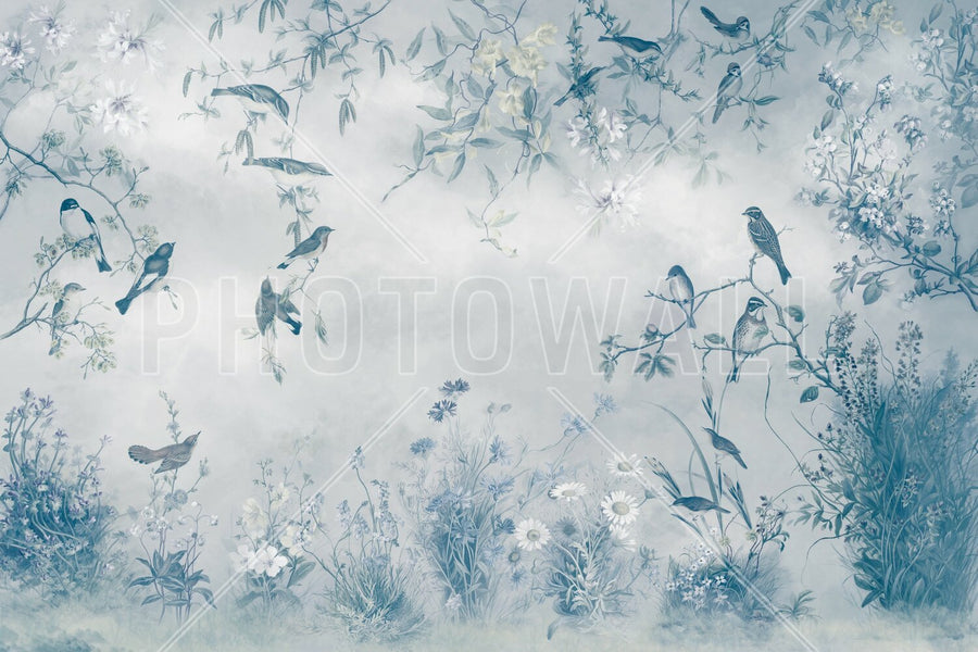 PHOTOWALL / Meadow - Blue (e95236)
