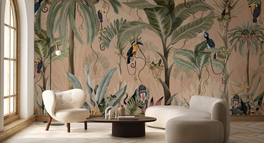 PHOTOWALL / Exotic Jungle - Sand (e95241)
