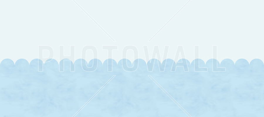 PHOTOWALL / Scallops - Blue (e95257)