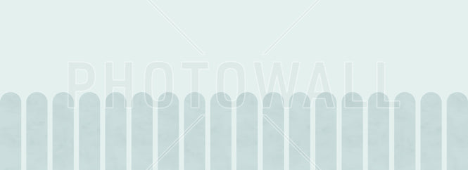 PHOTOWALL / Spaced Scallops - Mint (e95258)