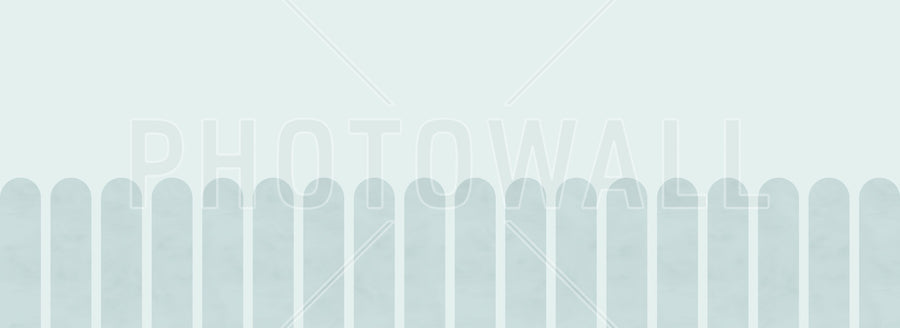 PHOTOWALL / Spaced Scallops - Mint (e95258)