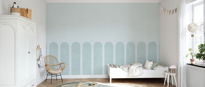 PHOTOWALL / Spaced Scallops - Mint (e95258)