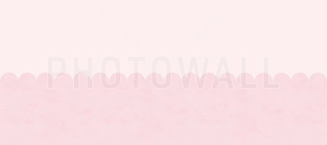 PHOTOWALL / Scallops - Pink (e95259)