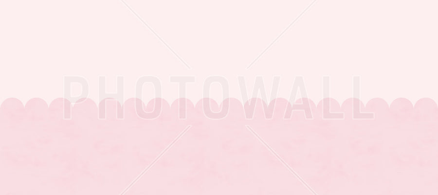 PHOTOWALL / Scallops - Pink (e95259)