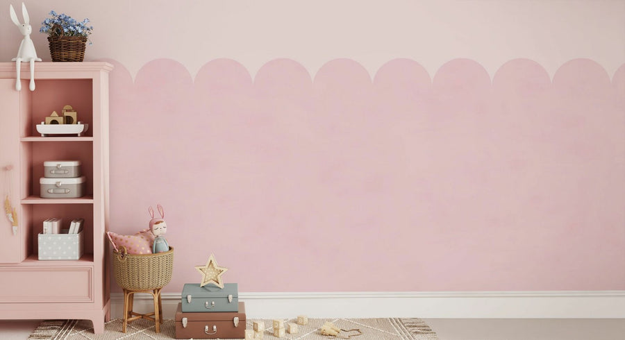 PHOTOWALL / Scallops - Pink (e95259)