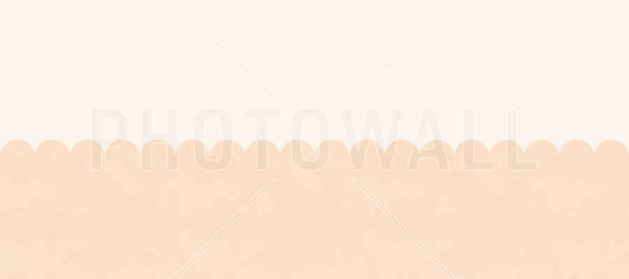 PHOTOWALL / Scallops - Tangerine (e95261)
